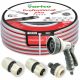  NON-TWISTABLE PROFESSIONAL PLUS TFS Garden Hose 1/2" 20 m VARTCO CONNECTIONS 6 W