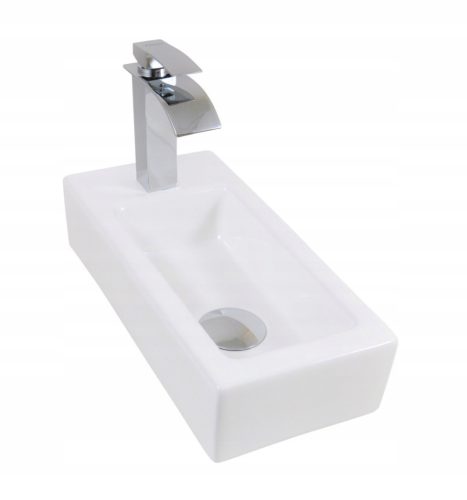 Estiva NAJRA rectangular wall-mounted washbasin