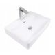 Estiva SANDA rectangular countertop washbasin