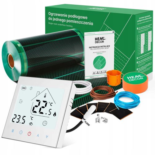 HD-G heating foil | Thermostat T1000.W | 140 W/m² | 9 m² set