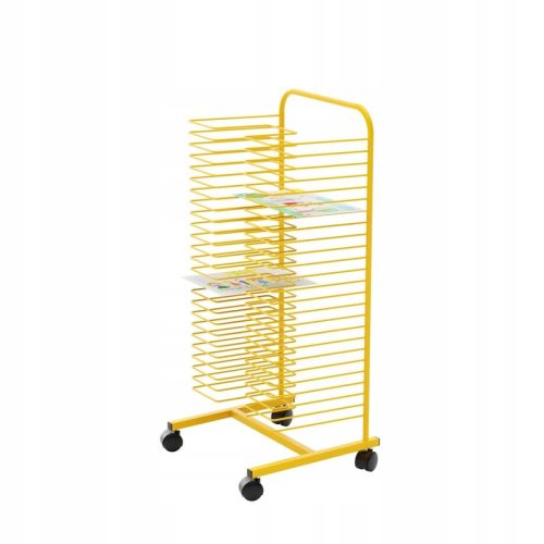  Metal Artwork Drying Rack, 25 Levels, for Kindergarten