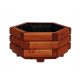  Garden flowerpot made of wood ZPD brown 40x20 cm