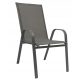 Chairs for garden, terrace and balcony Garden chair Contrast gray metal