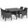 A set of garden and patio furniture Keter garden furniture set, plastic, grey, 5 pieces.