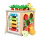  Wooden Play Cube for Kids 6 in 1 Montessori for Children Ages 1 2 3 Durable