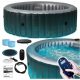 Whirlpool, Garden Whirlpool Inflatable Round Pool with Hydromassage MSpa 930 l