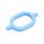  ARK Therapeutic Grabber teething ring made of soft silicone, blue