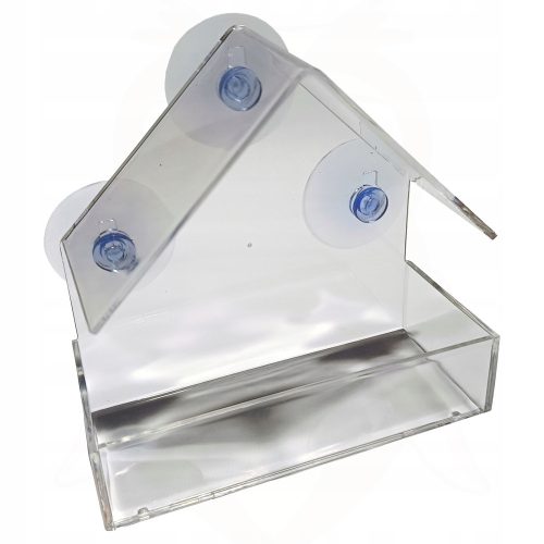  Transparent birdhouse for viewing glass, windows and balustrade