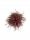  Chocolate Marabou Feather Brooch