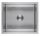 Forb INOX single-bowl sink, stainless steel