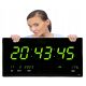 Clock for home Enido Wall Clock, Black, Green Tones, 45.7 cm