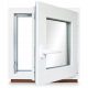 PVC WINDOW RU Right 1200x800 / 120x80 WHITE, HANDMADE