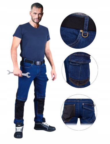 ART.MAS JEANS STRETCH long work trousers, size S