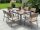 Tables et chaises de jardin pour la terrasse Table et chaises en métal MAT-COMPANY 2090-SM-W-6K CRAFT beige et marron