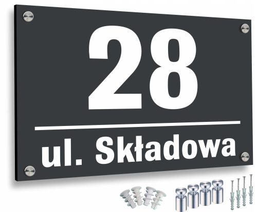 Krosart house number 32 x 21 cm