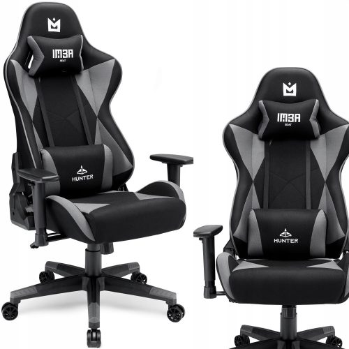  Imba Hunter Gaming Chair, Grey Fabric