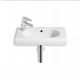 Roca Meridian rectangular wall-mounted washbasin
