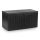 Garden box plastic garden box, 270 l, black