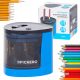  Electric pencil sharpener, double, with Fichero container