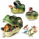  DINOSAUR LARGE SET DINOSAUR T-REX FIGURES Dino Park CASE