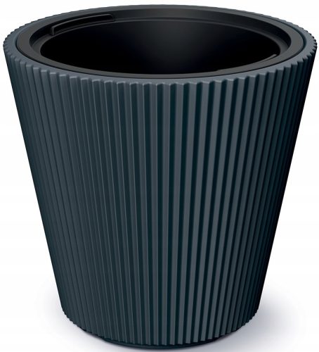  Prosperplast flowerpot 29.9 cm x 29.9 x 31.1 cm diameter 29.9 cm plastic anthracite