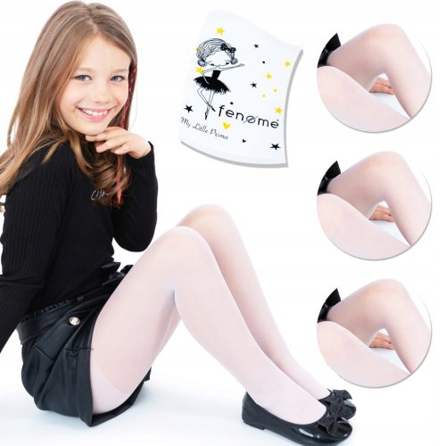  Fenome children's tights white polyamide size 116 (111 - 116 cm)