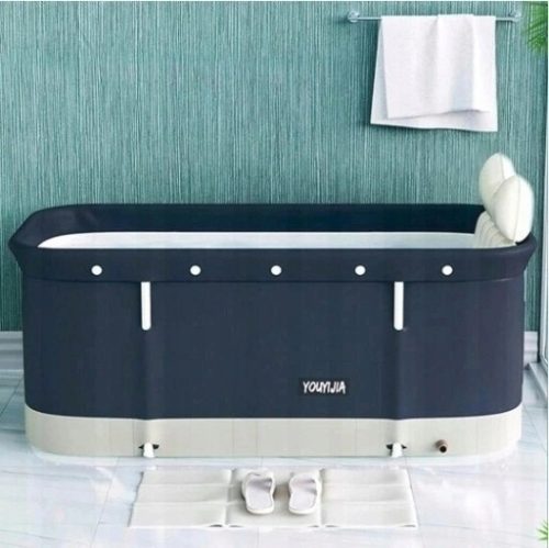 Decorative Figures and Sculptures for Home Portable Foldable Bathtub for Adults – Blue