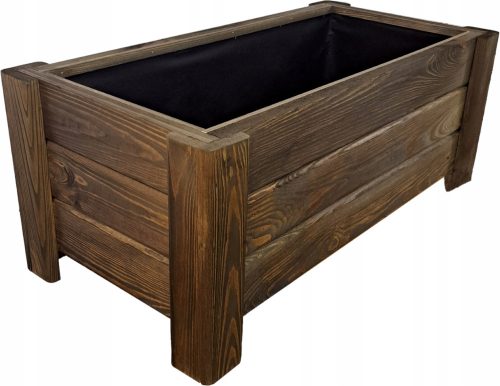  Wooden flowerpot ZPD 80x40x32 cm rosewood