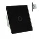 Single-touch switch, flush-mounted Livolo black VL-C701-62