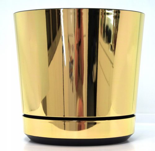  Flowerpot 31 x 32.5 cm, plastic, gold