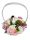 Bouquet for birthday, gift, grandmother's day, women's day, soap flowers in a basket