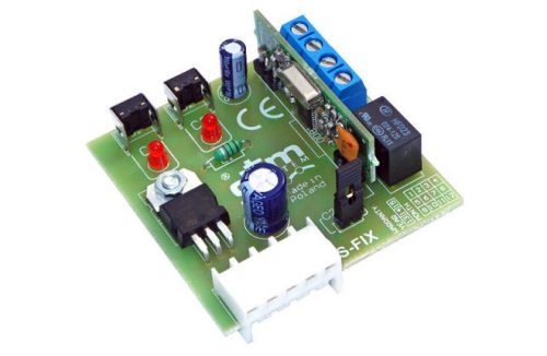 Radio receiver for gates and doors - DTM S-Fix radio card as replacement for FAAC receiver