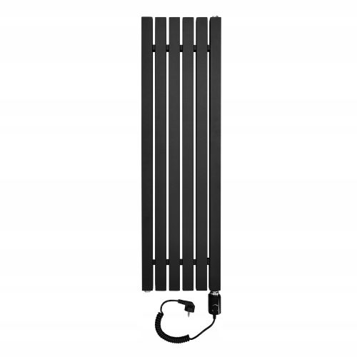 Electric bathroom radiator Regnis 500 W 290 x 1000 mm black