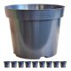  Flowerpot DonKwiat 32.5 cm x 32.5 x 25.5 cm Diameter 32 cm Plastic Black