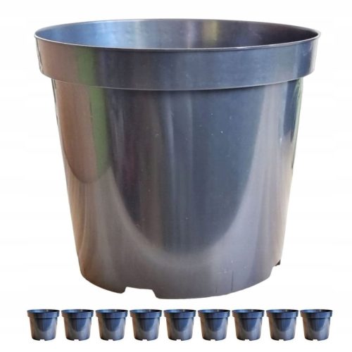  Flowerpot DonKwiat 35 cm x 35 x 30 cm Diameter 35 cm Plastic Black