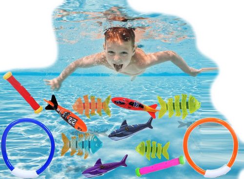 LARGE SET POOL WATER TOYS, TUBES, DIVING TOYS 5380