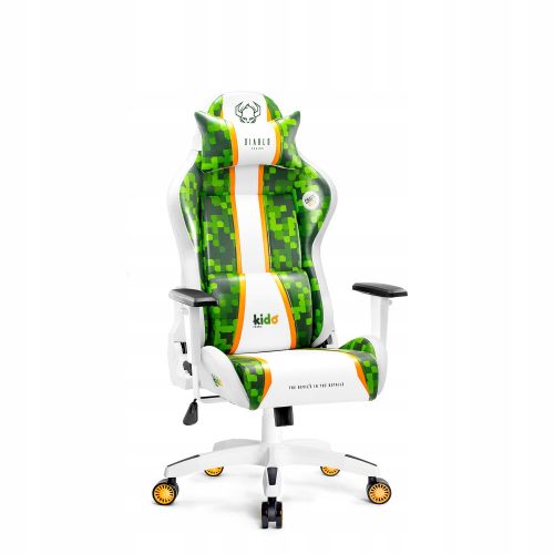  Diablo Chairs Craft children's armchair, green and white