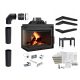 Fireplace insert fireplace simple 8 left BS-Set