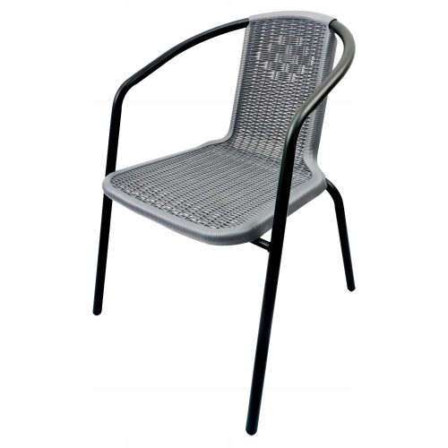 Chairs for garden, terrace and balcony Contrast garden chair, grey plastic