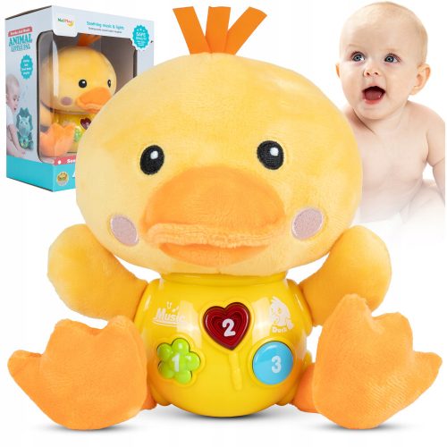  INTERACTIVE DUCK LIGHTS SINGING MASCOT PLUSH DUCK SOUND LIGHT