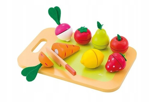  Sevi Cutting board with vegetables and fruits