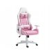  COBRA Rebel CR203 Gaming Chair Pink and White