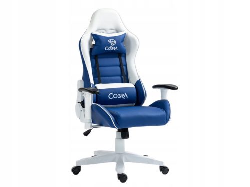  COBRA Rebel CR204 Gaming Chair Blue and White