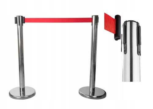 Bolted metal safety barrier, 200 x 90 cm