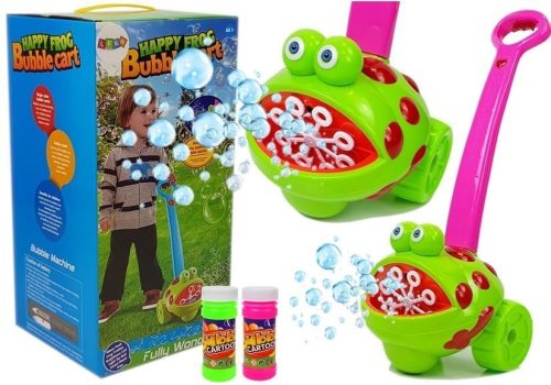 TOY BUBBLE MACHINE, PINK FROG