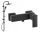 Valvex ENZO BLACK black shower faucet + Laveo Drop exposed shower set