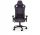  Corsair T3 Rush Swivel Gaming Chair, Purple and Black Fabric