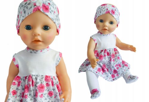  Set: dress, headband and tights | Baby Born 43cm