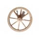  WOODEN WHEEL, DECORATION, DIAMETER 40 CM