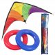 Large acrobatic sport kite 120X60 WITH LINES